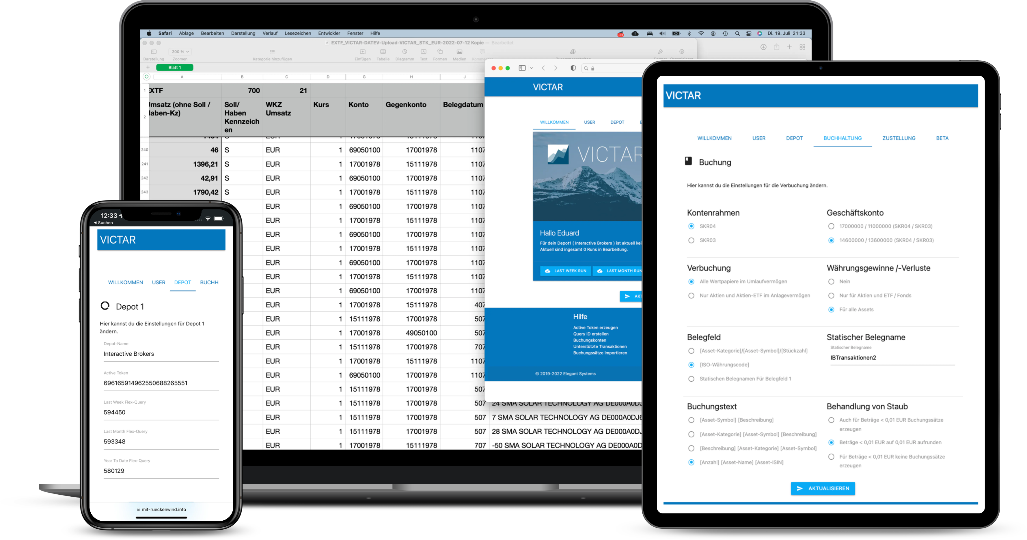 Wertpapiere Verbuchen für Aktien, ETF, Optionen, Futures oder CFD