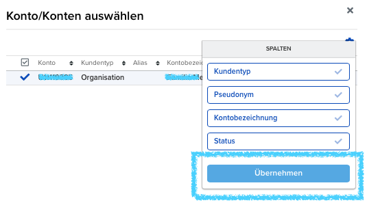 ES Victar Flex Query Konten